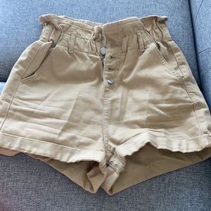 High waist Topshop shorts